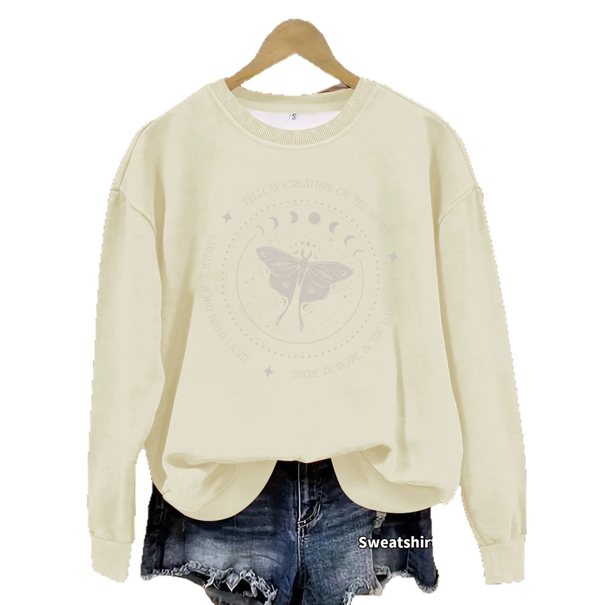 Butterfly printed hoodie