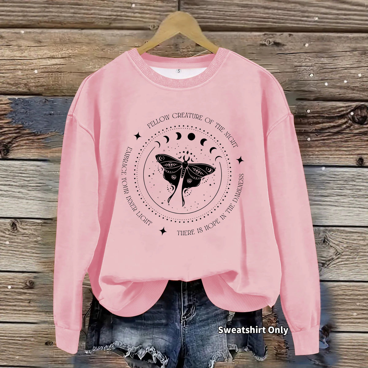 Butterfly printed hoodie