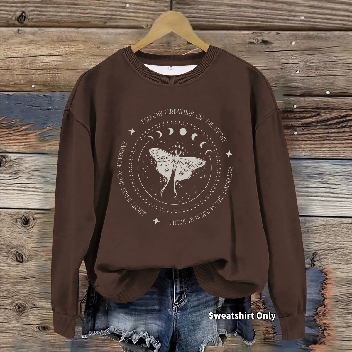 Butterfly printed hoodie