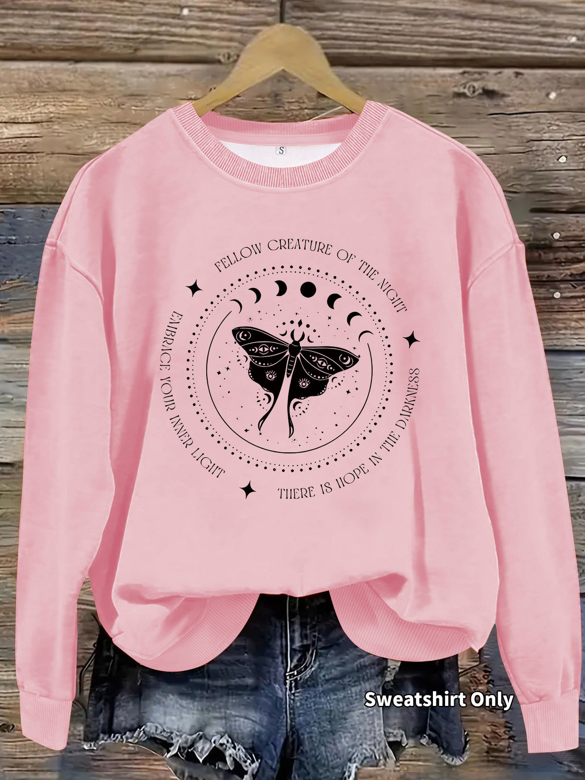 Butterfly printed hoodie