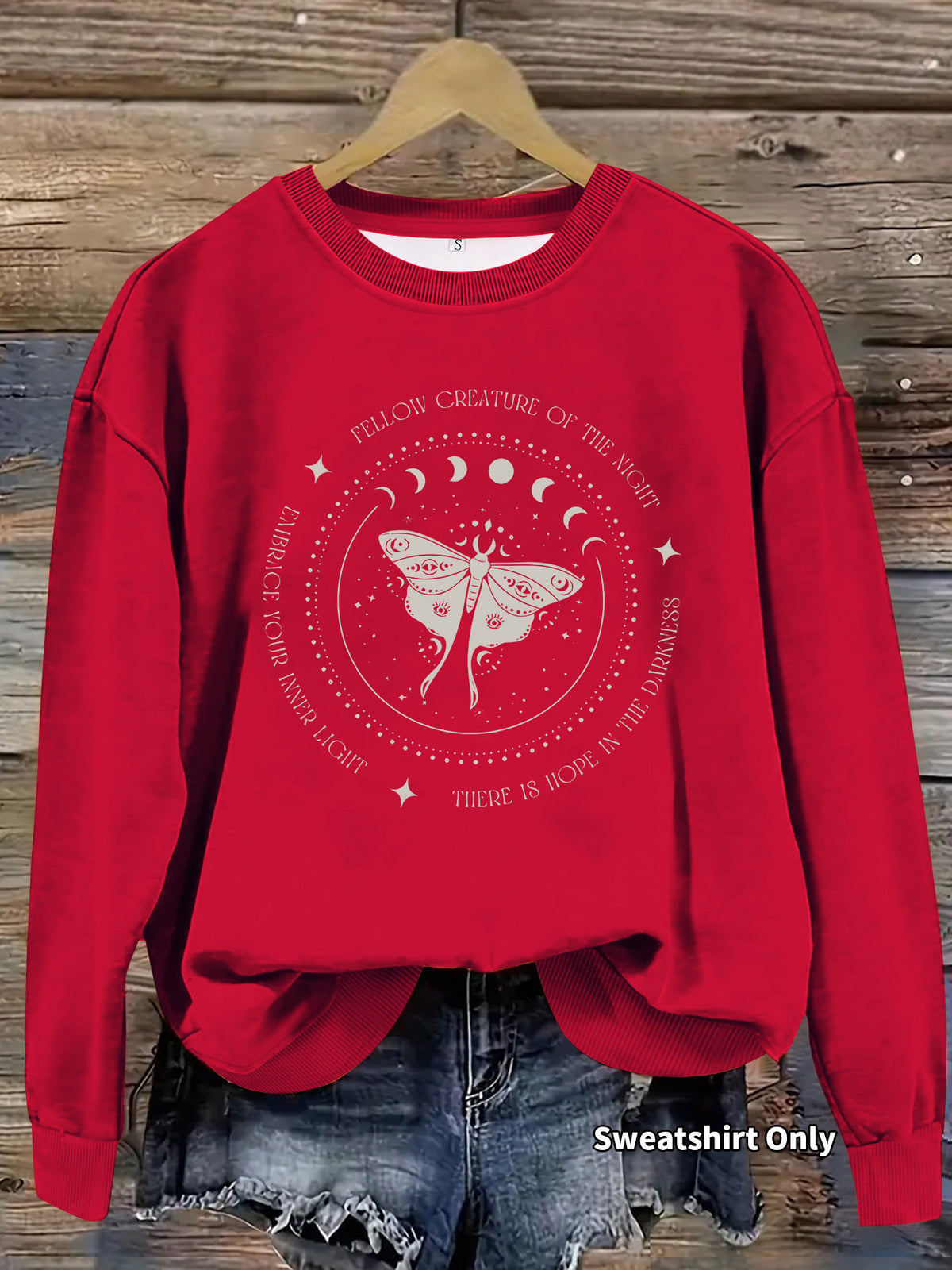 Butterfly printed hoodie