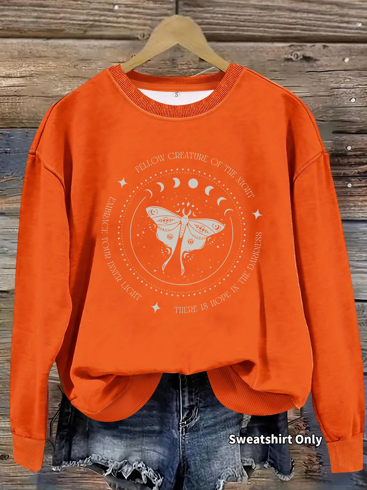 Butterfly printed hoodie