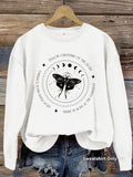 Butterfly printed hoodie