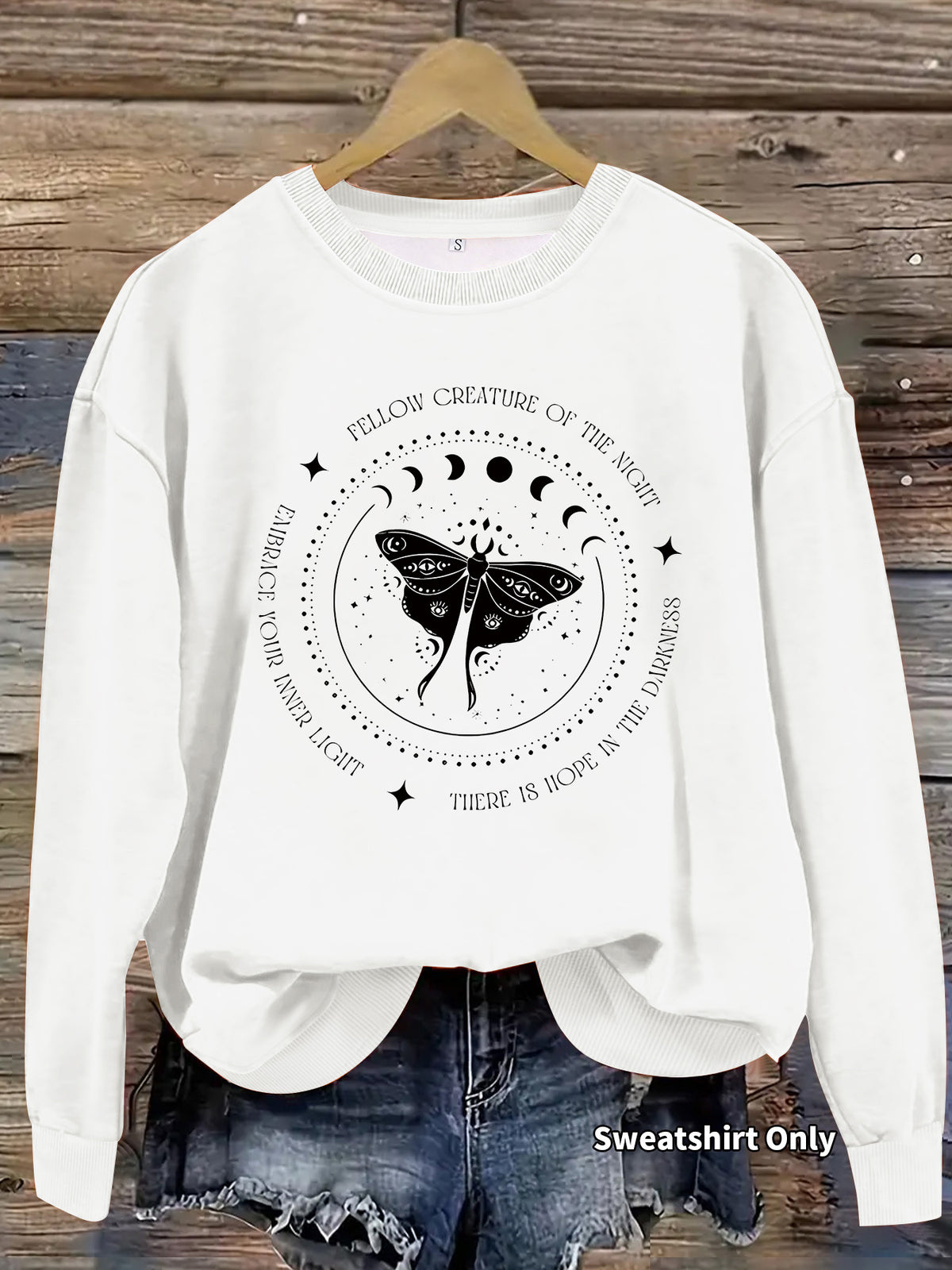 Butterfly printed hoodie